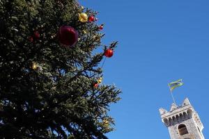 TRENTO, ITALY - DECEMBER 9, 2017 - People at traditional christmas market photo