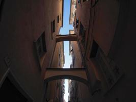 genoa historic palace and buildings in old town photo