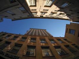 palacio histórico de Génova y edificios en el casco antiguo foto