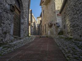 veroli pueblo medieval lazio frosinone vista foto