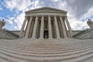 Supreme Court building in Washington dc detail photo