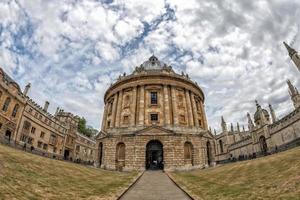 oxford radcliffe camera on cloudy sky photo