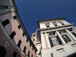 Genoa ducal palace columns photo