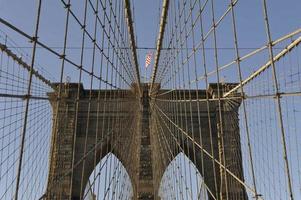 New York Brooklyn Bridge Cables photo