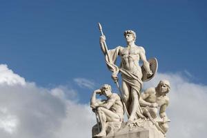 Rome unknow soldier roman statue photo