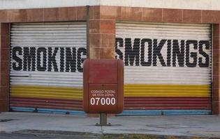 smokings sign mexico photo