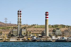 small thermic plant by the sea in Mexico photo