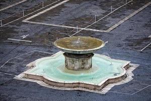 Rome Medieval fountain photo