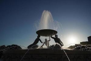 Triton fountain in Malta, La Valletta, 2022 photo