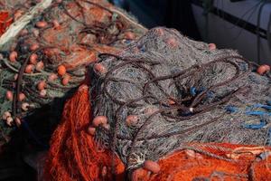 fishermen fishing net detail photo