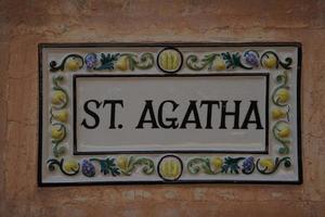 Medina medieval village stone building in Malta photo