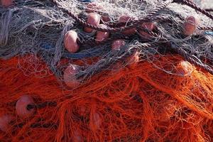 fishermen fishing net detail photo