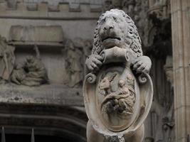 Toledo cathedral church medieval old town, Spain photo