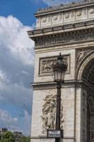 Detalle del Arco del Triunfo de París foto
