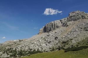 fanes mountain hiking Alpine activities - Dolomites, north of Italy photo