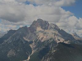 mount piana dolomites mountains first world war paths trench foxhole photo