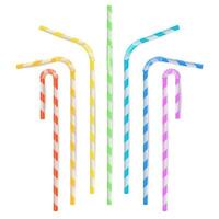 Colorful Drinking Straws Vector