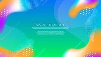 Blue green gradient simple ppt banner homepage background