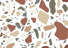 abstract background with terrazzo style pattern design vector