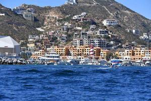 Cabo San Lucas view from Pacific ocean photo