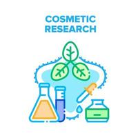 Cosmetic Research Occupation Vector Concept Color