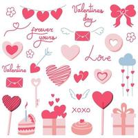 Valentines day vector seamless pattern