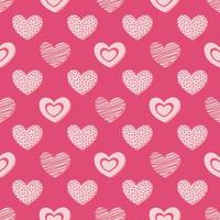 Valentines day vector seamless pattern