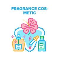 fragancia cosmética perfume vector concepto color