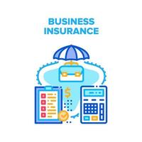 Ilustración de concepto de vector de seguro de negocio