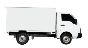 Mock up white truck png