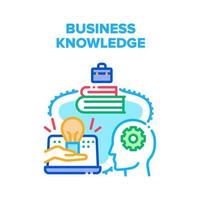 Business Knowledge Study Vector Concept Color