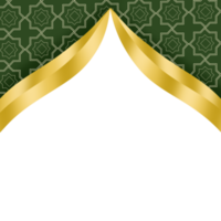 elegante frontera islámica png