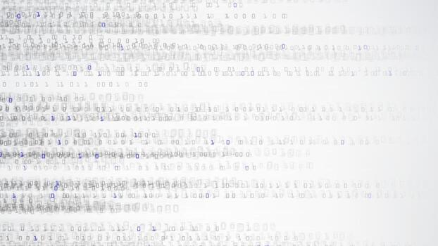 fondo binario. fondo binario estilo matriz con números que caen. ilustración vectorial vector