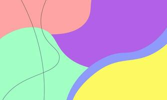 Beautiful Vector Abstract Background with Pastel Colors for Easter Day