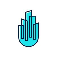 Modern Building Logo vector