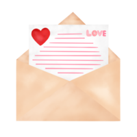 Valentijn envelop illustratie png