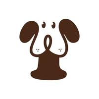 Initial T Cute Dog Logo vector