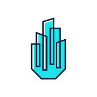 Modern Building Logo vector