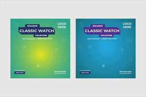 Social Media Product Banner Template vector