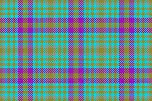 Texture fabric tartan. Seamless pattern plaid. Check vector textile background.