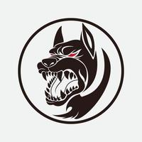 perro vector ilustración diseño icono logo
