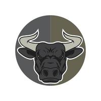 abstract bull logo vector illustrations design icon logo