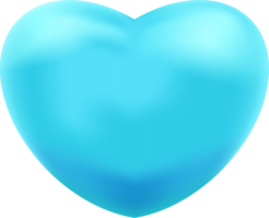 3D Heart Illustration png