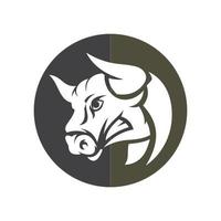 abstract bull logo vector illustrations design icon logo