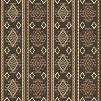 Ethnic southwest geometric stripes pattern. Aztec Kilim geometric stripes seamless pattern background. Aztec geometric vintage color use for fabric, textile, home decoration elements. vector