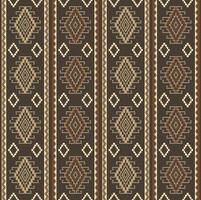 patrón de rayas geométricas del suroeste étnico. kilim azteca rayas geométricas sin fisuras de fondo. uso de color vintage geométrico azteca para telas, textiles, elementos de decoración del hogar. vector