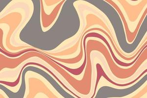 Flat groovy psychedelic background with colorful design vector