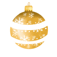 Watercolor Christmas Ball png