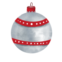 Watercolor Christmas Ball png