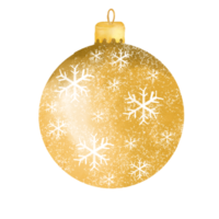 aquarell weihnachtskugel png